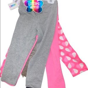 Limited Too Legging 3 Pack Size 2T